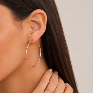 Boucles d'oreilles JLo – Modèle Créole