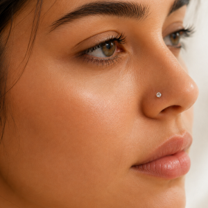 Piercing Nez Argent 925 – Modèle Solitaire Étincelant